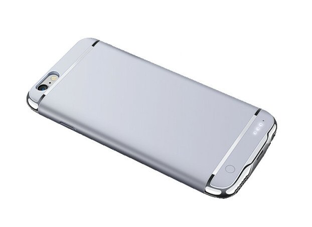 Husa Baterie Ultraslim iPhone 6 Plus/6s Plus, iUni Joyroom 3500mAh, Silver